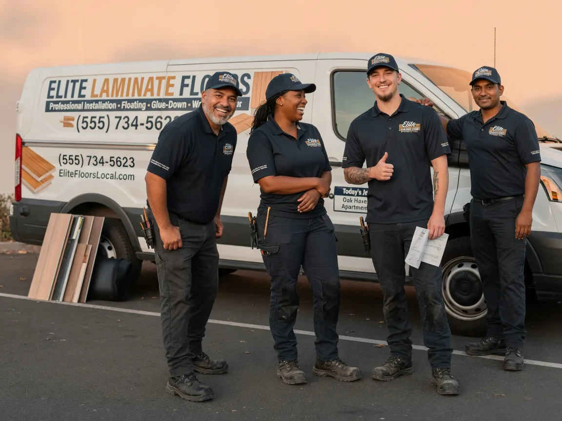 Laminate flooring installation company in Thompson, OH